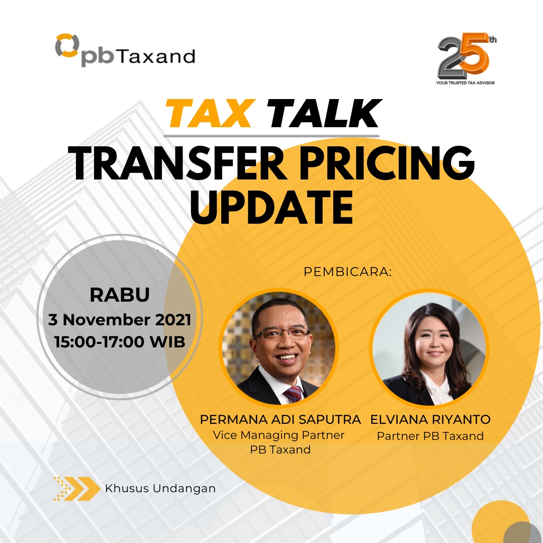TAX TALK | Transfer Pricing Update | PB Taxand - Your Trusted Tax Advisor