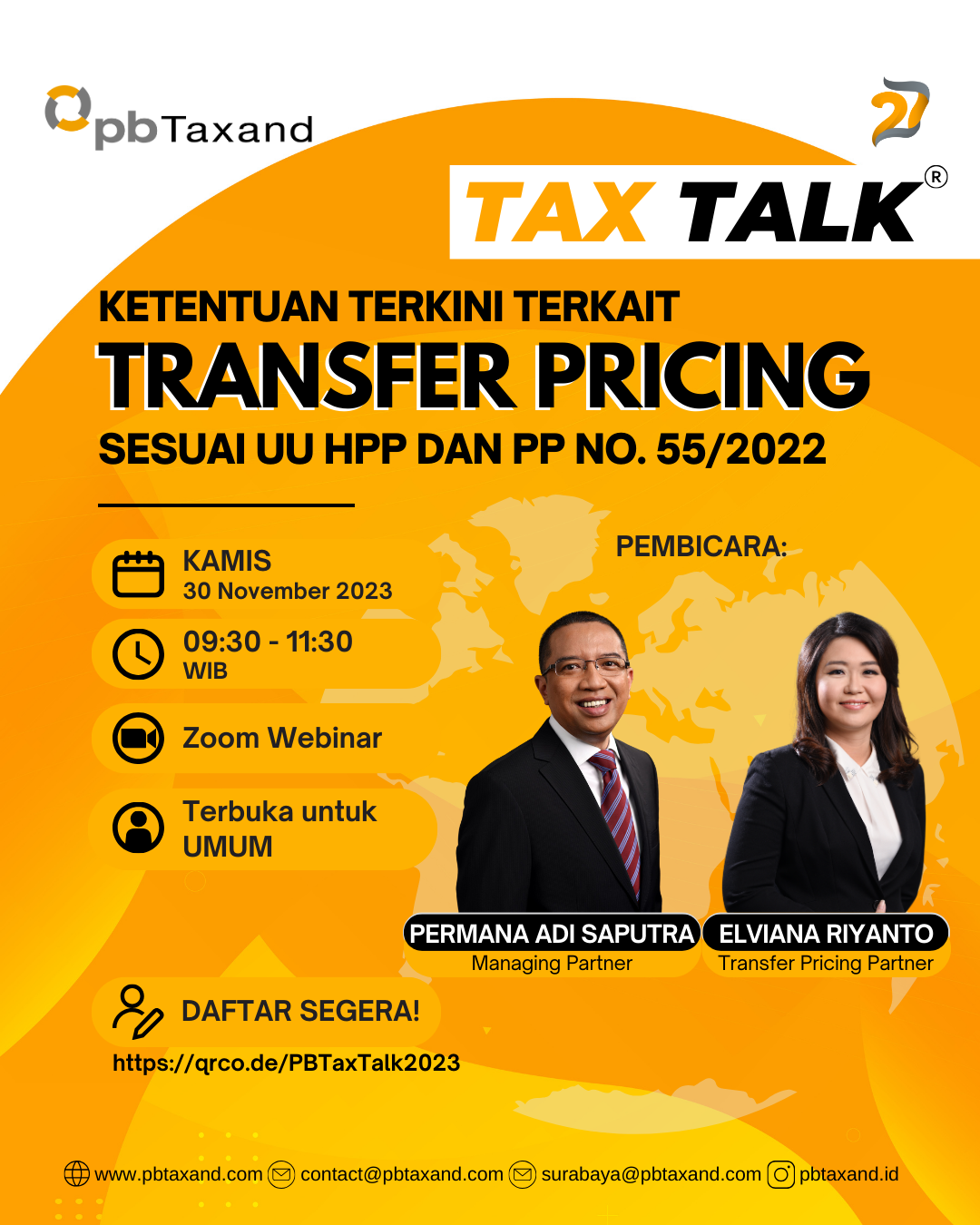 PB Taxand TAX TALK Ketentuan Terkini terkait Transfer Pricing sesuai UU ...